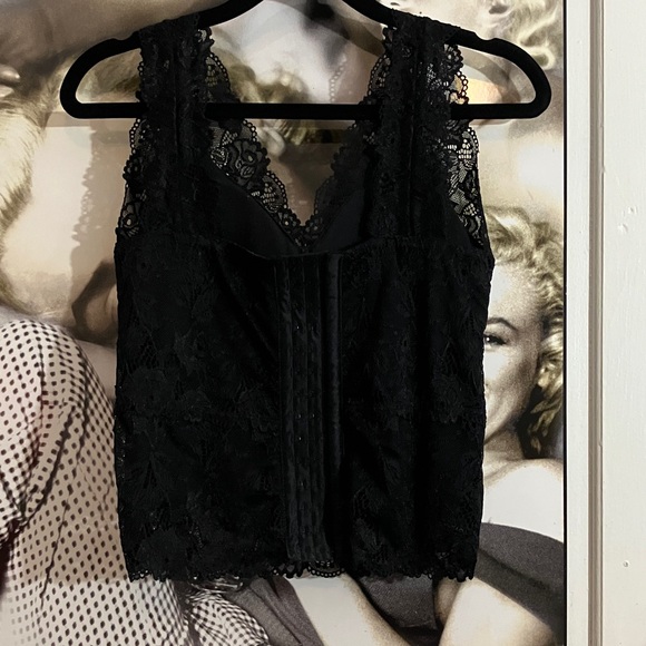 Revamped Black Lace Longline Bralette - Picture 3 of 5
